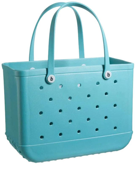 Turquoise Rubber Bag