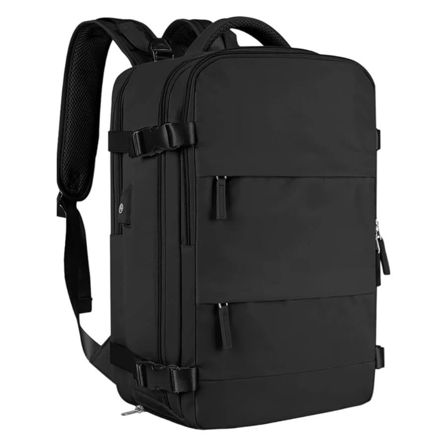 Black Spacious Backpack