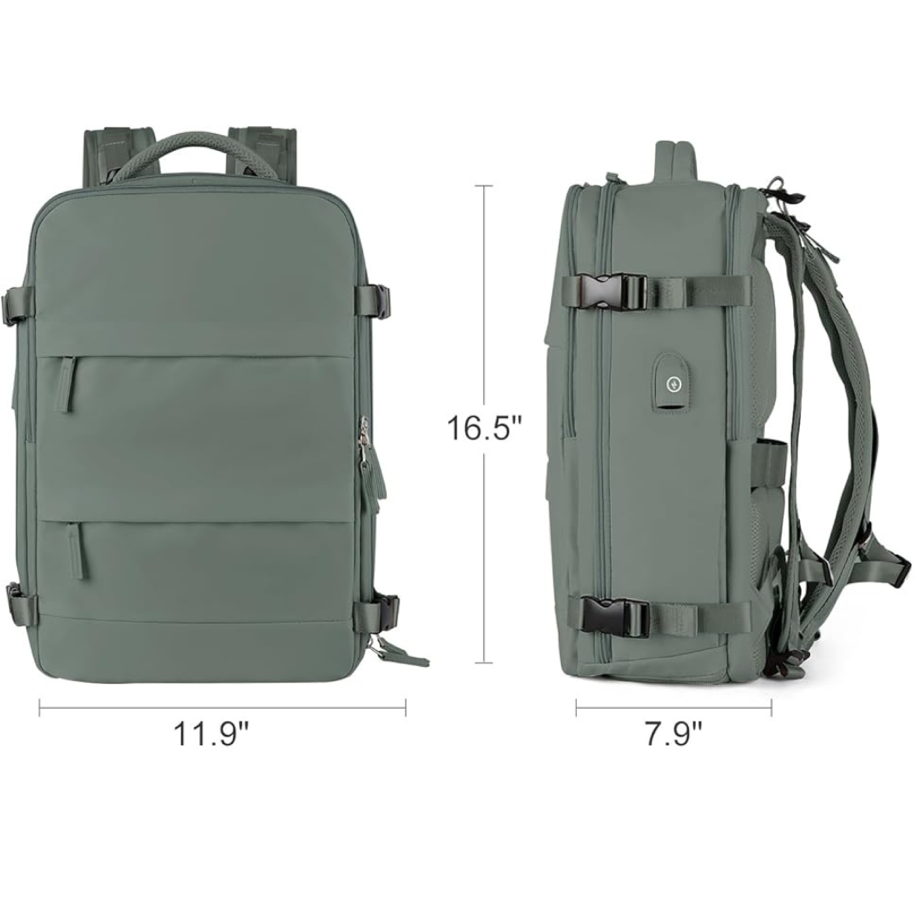 Spacious Green Backpack