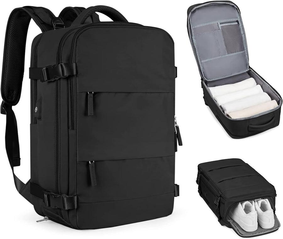 Black Spacious Backpack